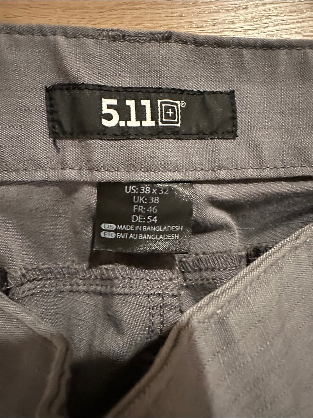 5.11 Tactical Pants Gray 38x32 - Picture 3 of 4